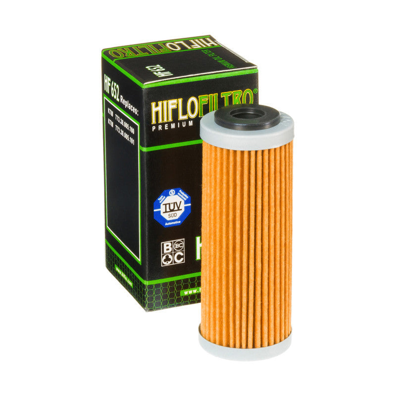 Filtro de Óleo HIFLOFILTRO HF652 KTM EXC-F 250 14-25, SX-F 250 13-25