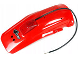 Guarda-lamas Traseiro UFO HONDA XR 600R 88-99 Vermelho c/luz