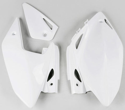 Tampas Laterais Traseiras UFO para HONDA CRF 450X 05-16 Branco