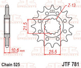 Pinhão de Ataque JT BENELLI TRK 502 X 2