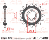 Pinhão de Ataque JT CF Moto 450 2