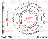 Cremalheira Aço JT YAMAHA TÉNÉRÉ 700 25 2
