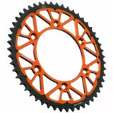 Cremalheira Mista Aço/Alumínio JT TWINSTAR HUSABERG FE 250/350/390/400/450/501/ 570/600/650 00-14 Laranja