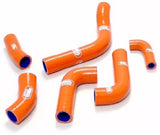 Tubos de Radiador SAMCO SPORT para KTM EXC-F 250 14-16, EXC-F 350 12-16 OEM DESIGN Laranja