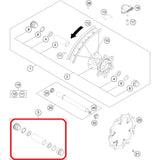 Kit de Reparação da Roda Dianteira Original GAS GAS EC/EC-F/MC/MC-F 21-25