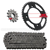 Kit Transmissão Completo Aço JT KTM SX 85 04-17, HUSQVARNA TC 85 14-17 (128 elos)