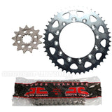 Kit Transmissão Completo Aço JT YAMAHA WR 250R 08-21, WR 250X 08-15 (108 elos)