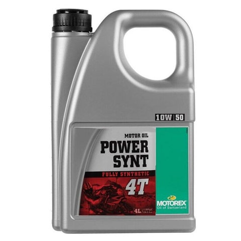 Óleo MOTOREX POWER SYNT 4T 10W/50 4 Litros