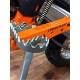 Pousa-pés para Passageiro CROSS PLUS KTM FREERIDE 250F 18-19, FREERIDE 250R 14-17, FREERIDE 350 12-17 Azul, Laranja ou Preto