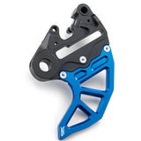 Protecção Disco Traseiro Alumínio c/Suporte de Pinça 4MX KTM SX/SX-F 04-12, EXC/EXC-F 04-23 Azul
