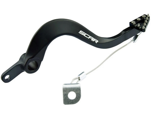 Pedal de Travão SCAR KAWASAKI KX 250F 21-25, KX 250X 21-25, KX 450F 06-25, KX 450X 21-25 Preto
