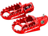 Pousa-pés SCAR EVOLUTION HONDA CRF 300 L 21-25, CRF 300 RALLY 21-25 Vermelho