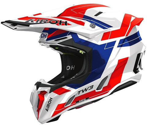 Capacete AIROH TWIST 3 DINASTY Azul/Vermelho Gloss 2026 1