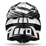 Capacete AIROH TWIST 3 THUNDER Preto/Branco Gloss 2025