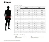 tabela tamanhos calças thor