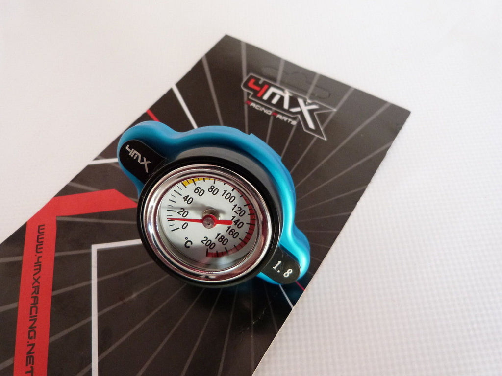 Tampão de Radiador 4MX 1.8 Azul KTM SX/SX-F 16-22, SX 250 17-22, EXC/EXC-F 17-23