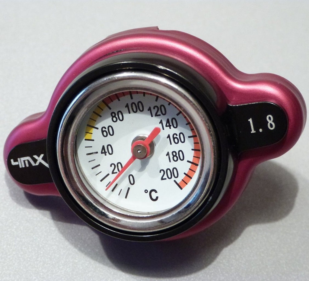 Tampão de Radiador 4MX 1.8 Vermelho HUSQVARNA FC/TC 16-22, TC 250 17-22, FE/TE 17-23