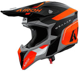 Capacete AIROH WRAAAP CONQUER Laranja Mate 2026 1