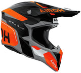 Capacete AIROH WRAAAP CONQUER Laranja Mate 2026 2