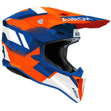 Capacete AIROH WRAAAP VISION Laranja/Azul Mate 2026 2