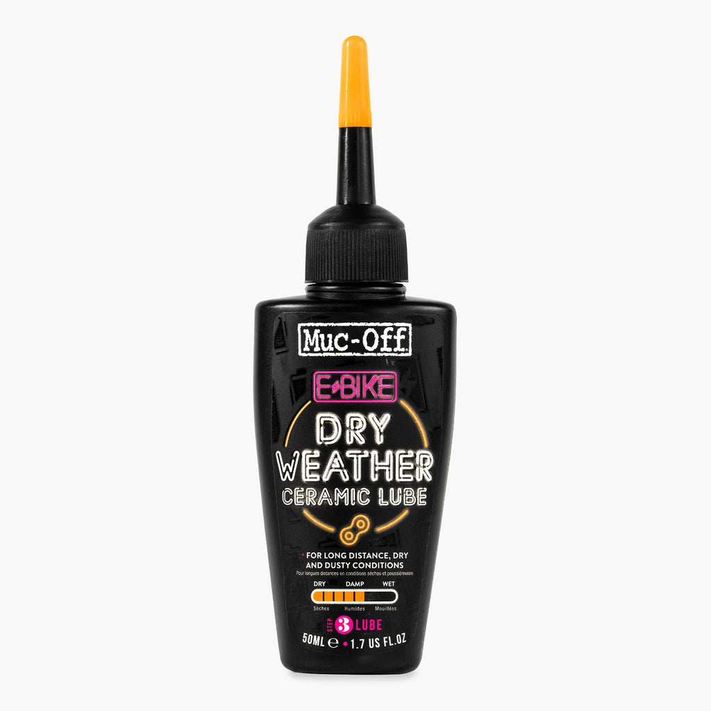 Lubrificante de Corrente MUC-OFF DRY WEATHER CERAMIC LUBE 50 ml -  E-Bikes I BTT