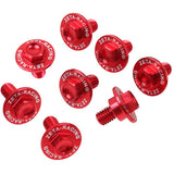 Kit Parafusos Alumínio ZETA para Protecção de Forquilha HONDA CRF 450 L 19-20, CRF 450 RL 21-23 Vermelho