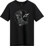 T-shirt ALPINESTARS TECH BOOT SS CSF Preto