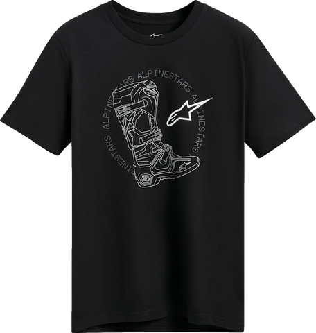 T-shirt ALPINESTARS TECH BOOT SS CSF Preto