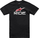 T-shirt ALPINESTARS RIDE 4.0 SS Black/White/Red
