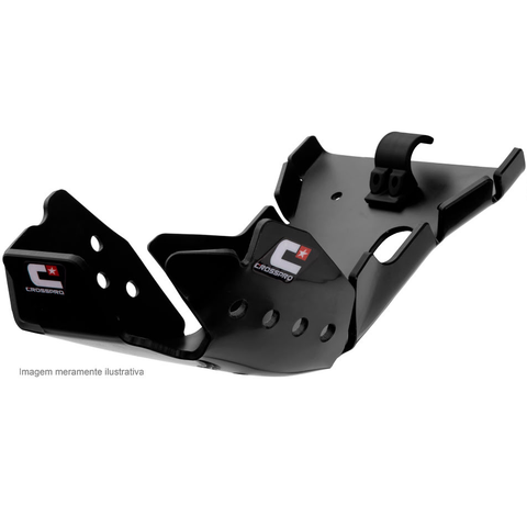 Protecção de Cárter CROSSPRO DTC ENDURO KTM EXC/SX/XC 250/300 24-... Preto