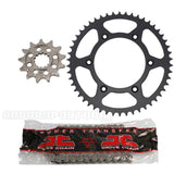 Kit Transmissão Completo Aço JT KAWASAKI KLX 450R 08-23, KX 450F 06-25, KX 450X 21-25 (116 elos)
