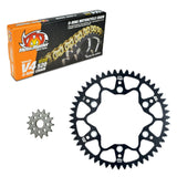 Kit Transmissão MOTO-MASTER SHERCO SE 250/300 2T 14-20, SEF 450 15-25, SEF 500 19-25 (Cremalheira Preta)
