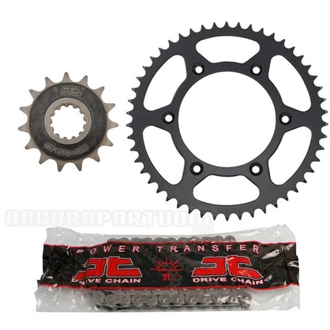 Kit Transmissão Completo Aço JT HONDA CRF 1100L AFRICA TWIN 20-26 (124 elos)