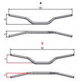 Guiador NEKEN RADICAL DESIGN 121 Laranja/Azul