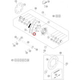 Raio Traseiro Aro 18 Original HUSQVARNA TE/FE 16-25 Prata - M4,5x193-18¨