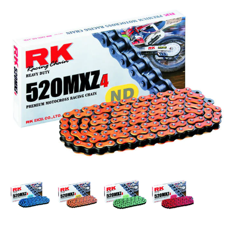 Corrente RK 520MXZ4 Super Reforçada Colorida (várias cores)