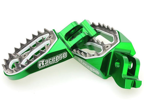 Pousa-pés RACEPRO RFP#2 para KAWASAKI KLX 450 R 08-19 Verde