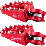 Pousa-pés RACEPRO para SUZUKI RMX 450Z 10-11 e 17-19 Vermelho