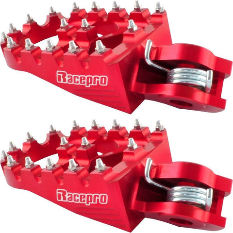 Pousa-pés RACEPRO para SUZUKI RMZ 250 10-20 e 22-24, RMZ 450 08-24 Vermelho