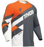 Conjunto THOR SECTOR CHECKER Charcoal/Orange 2024 - Camisola L ; Calças 32