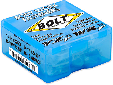 Kit Parafusos Plásticos BOLT YAMAHA WR 250F/450F 15-19 YZ 250F/450F 14-17