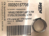 VARIABLE ONE-EAR CLAMP 15,7MM