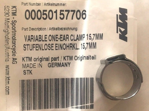 VARIABLE ONE-EAR CLAMP 15,7MM