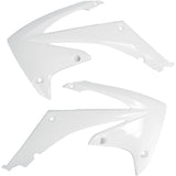 Tampas de Radiador/Depósito ACERBIS para HONDA CRF 250R 10-13, CRF 450R 09-12 Branco