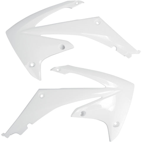 Tampas de Radiador/Depósito ACERBIS para HONDA CRF 250R 10-13, CRF 450R 09-12 Branco