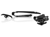 Kit Guia de Corrente Escora com Deslizador + Guia de Corrente ACERBIS KTM EXC/ EXC-F 17-23 Preto