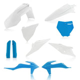 Kit de Plásticos ACERBIS FULL KIT KTM SX/SX-F 19-22 Branco/Azul