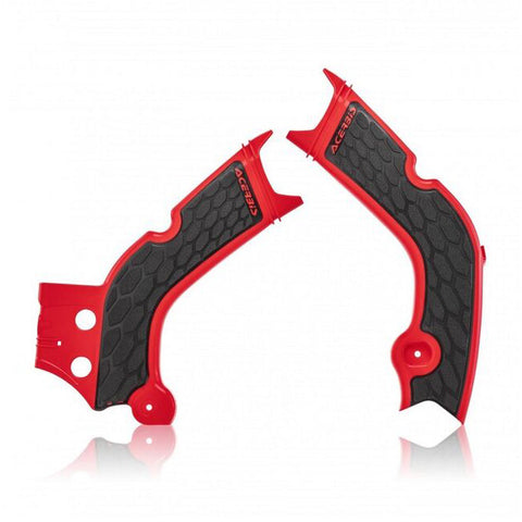 Protecções de Quadro ACERBIS X-GRIP para HONDA CRF 250R 20-21, CRF 250/300RX 20-21, CRF 450R/RX 19-20  Vermelho/Preto