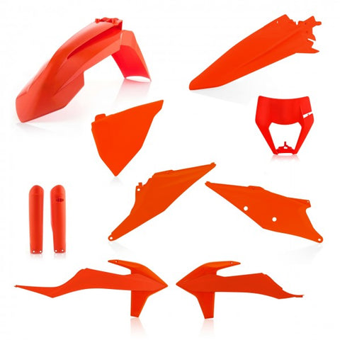 Kit de Plásticos ACERBIS FULL KIT KTM EXC/EXC-F 20-23 Laranja