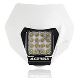 Porta-farol com Óptica Led ACERBIS VSL FIT ALL Branco (universal)